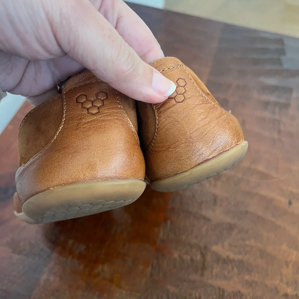 Vivobarefoot Opanka Brown Leather Slip-on  minimalist barefoot loafers Sz 38 - Picture 10 of 12